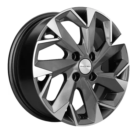 Диск Литой Khomen Wheels мод.KHW1508 15х6 PCD 4х98 ET35 DIA58.6  Gray-FP  